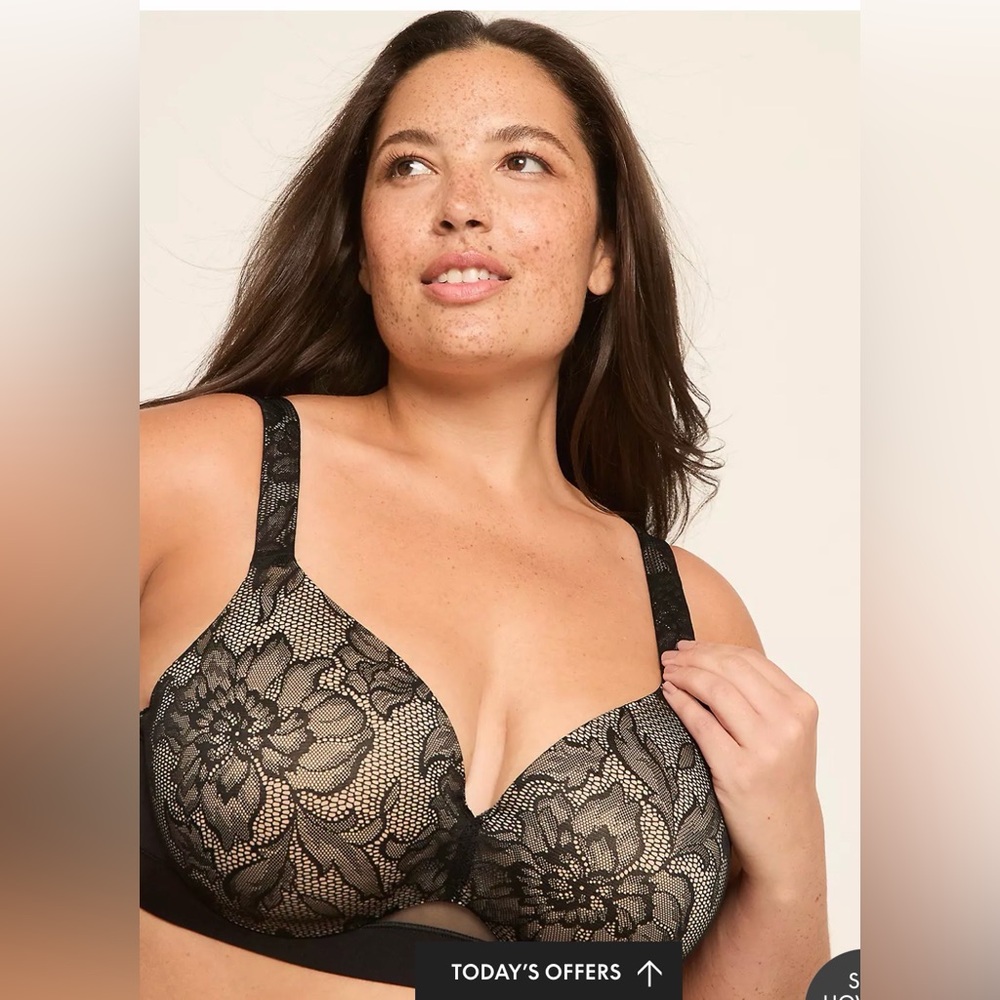 NWT CACIQUE comfort bliss lightly lined balconette sz 46DD
